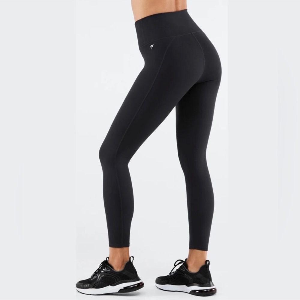 NWT Fabletics Define PowerHold High Waisted 7/8 Leggings Athletic Black XL 12-14
